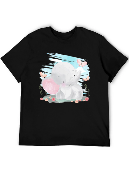 Cute Elephant Graphic Tee