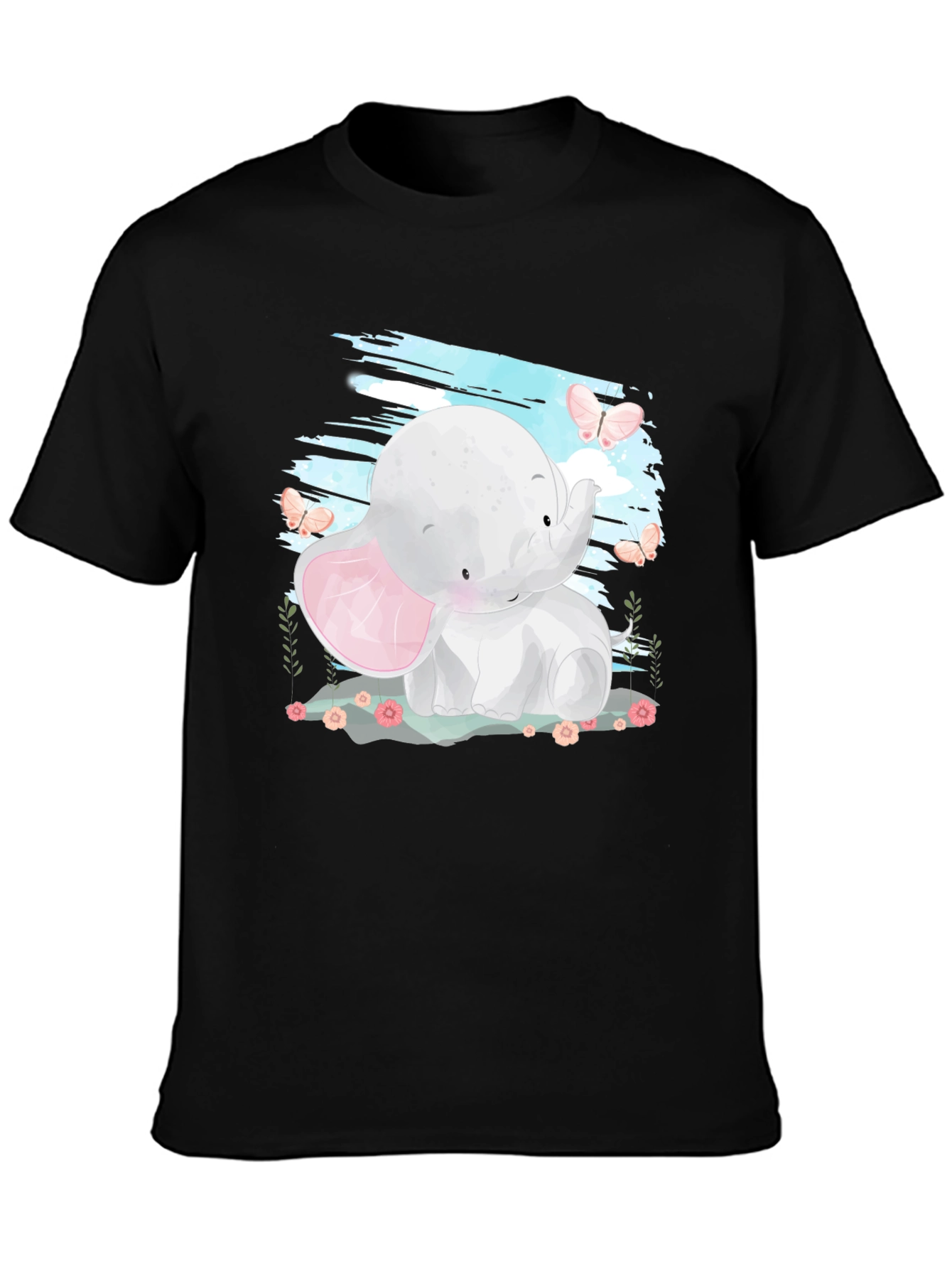 Cute Elephant Graphic Tee