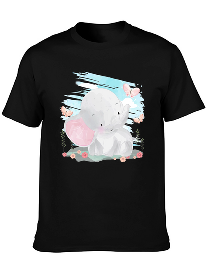 Cute Elephant Graphic Tee