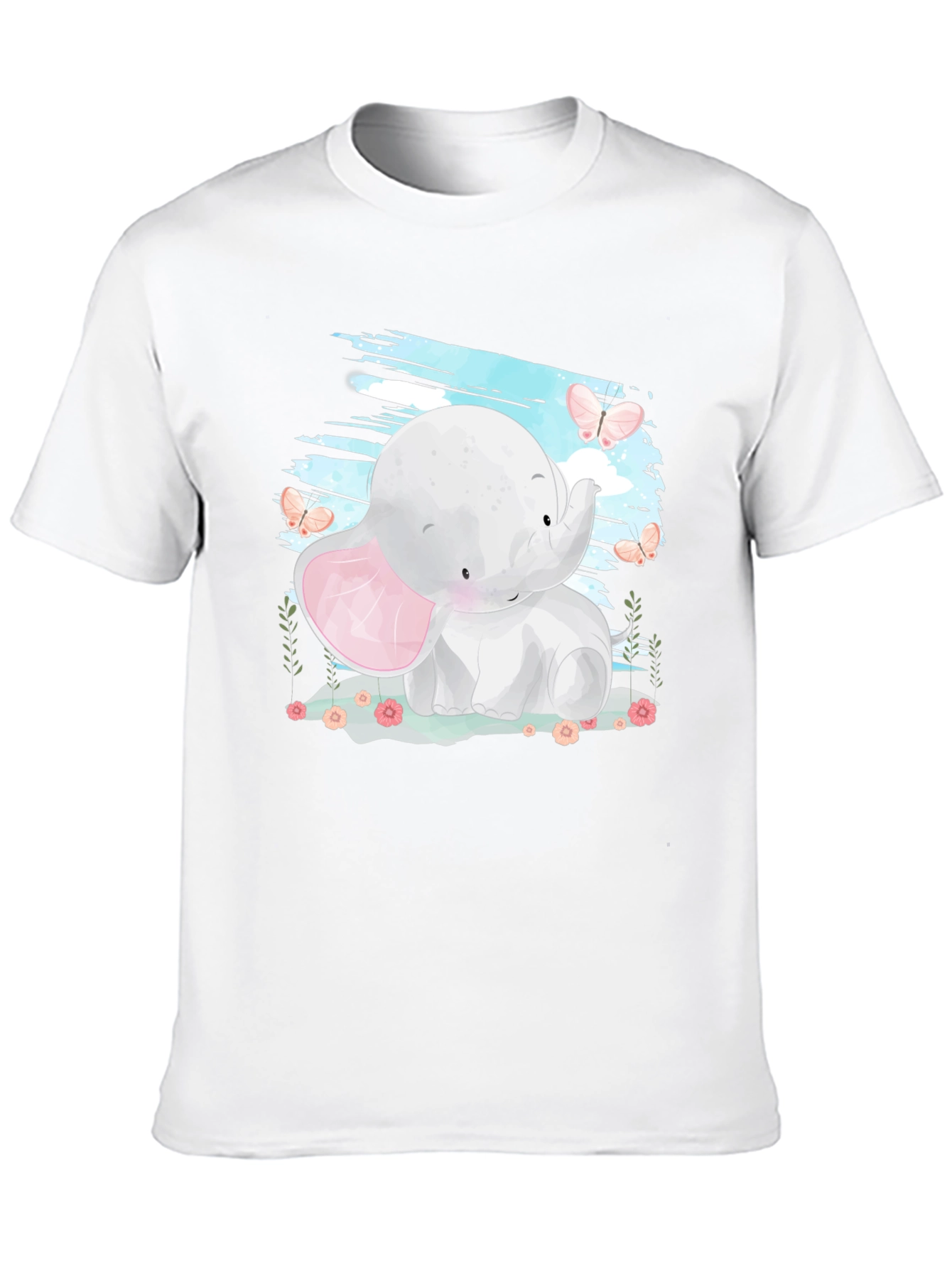 Cute Elephant Graphic Tee