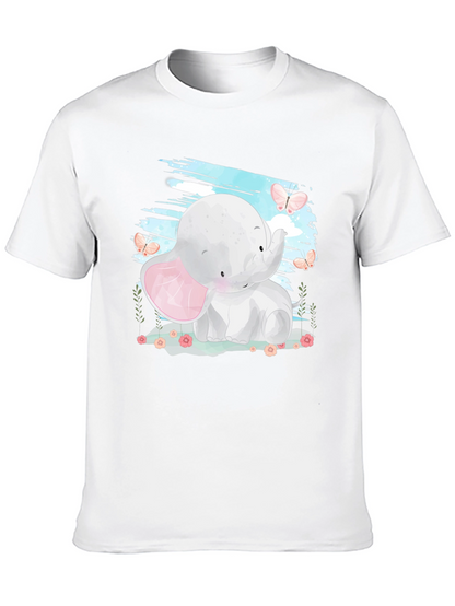 Cute Elephant Graphic Tee