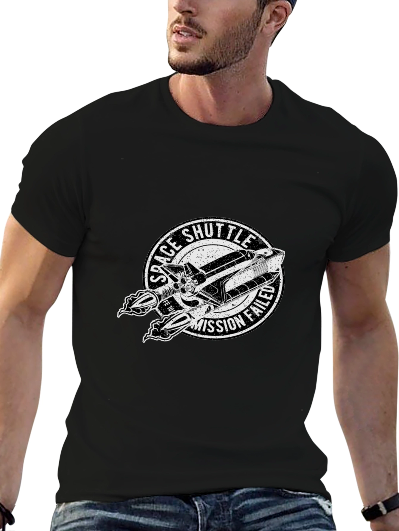 Space Shuttle Mission Failed Graphic T-Shirt