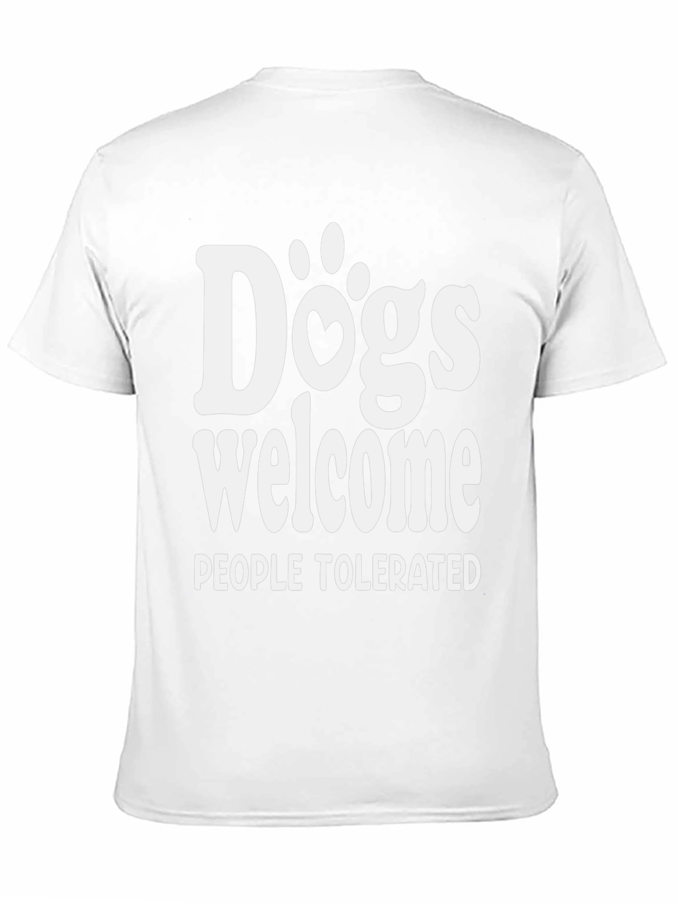 Dogs Welcome People Tolerated Graphic Tee