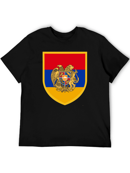 Armenian Coat of Arms Black T-Shirt