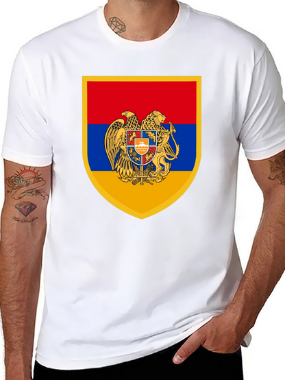Armenian Coat of Arms Black T-Shirt