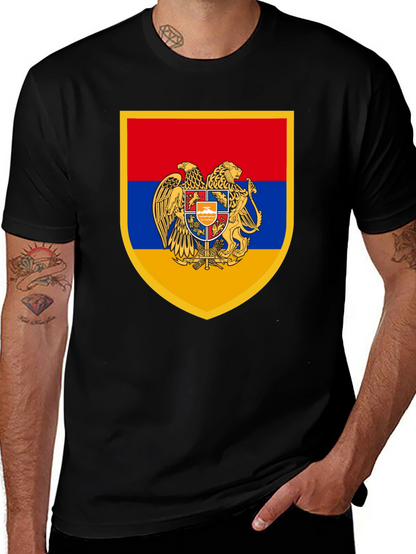 Armenian Coat of Arms Black T-Shirt