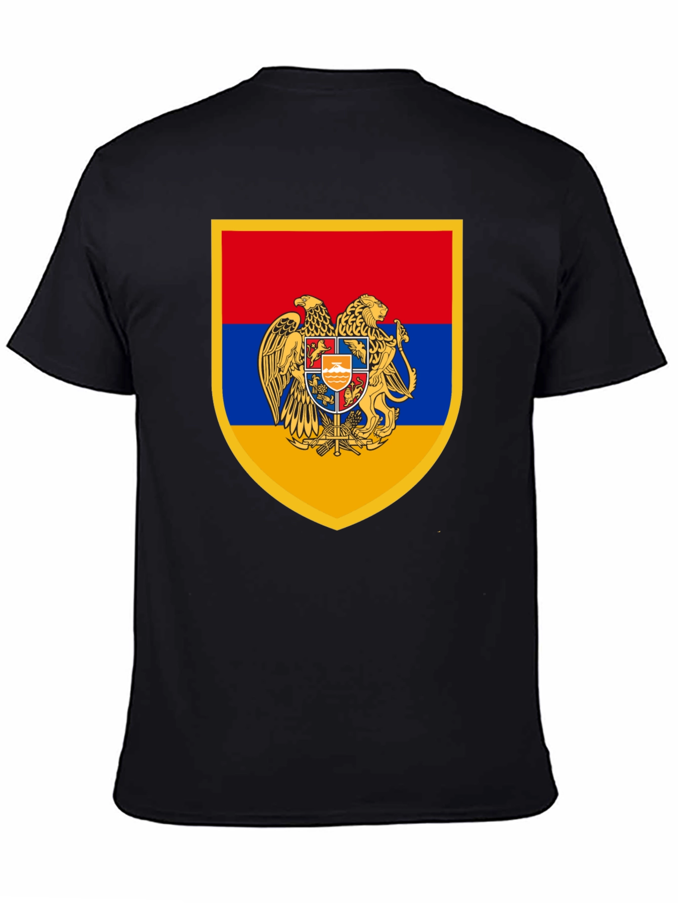 Armenian Coat of Arms Black T-Shirt