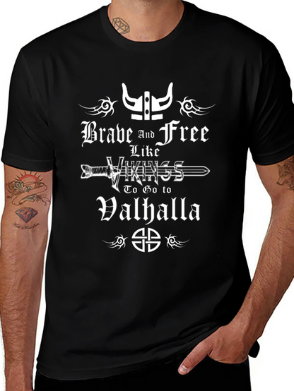 Brave Viking Graphic T-Shirt
