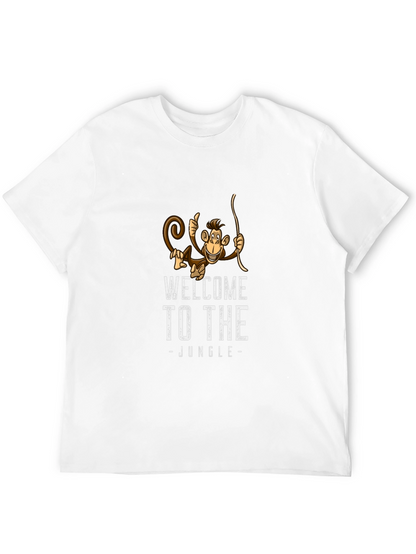 Welcome to the Jungle Monkey Graphic T-Shirt