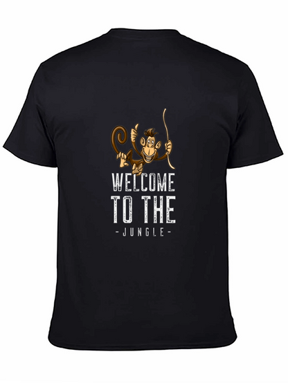 Welcome to the Jungle Monkey Graphic T-Shirt