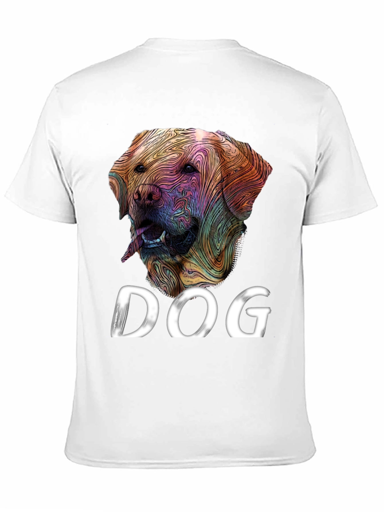 Dog Graphic Tee - Artistic Labrador Design