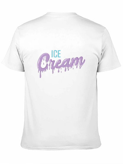 Ice Cream Drip Graphic Tee - Cool Casual Style