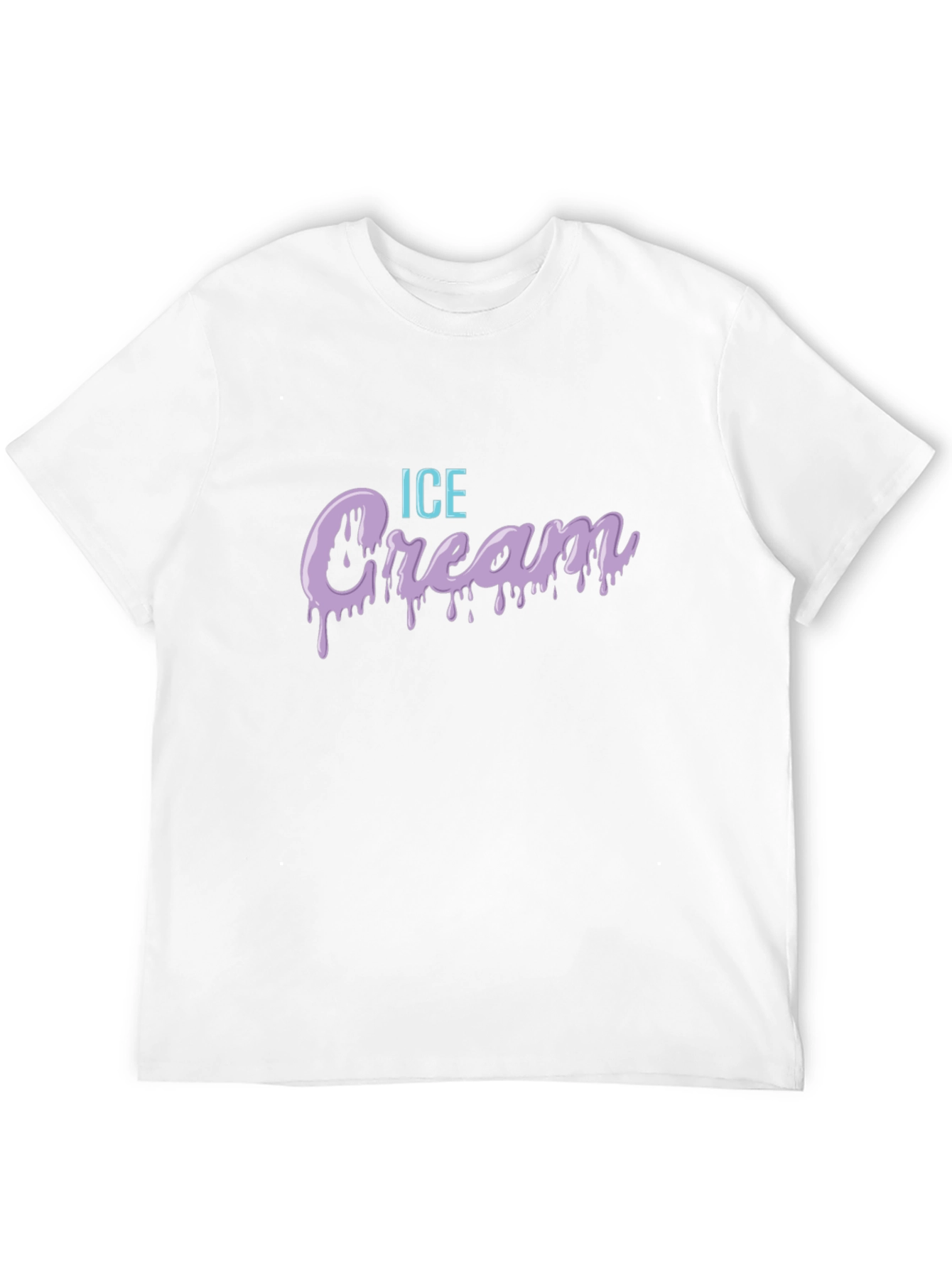 Ice Cream Drip Graphic Tee - Cool Casual Style
