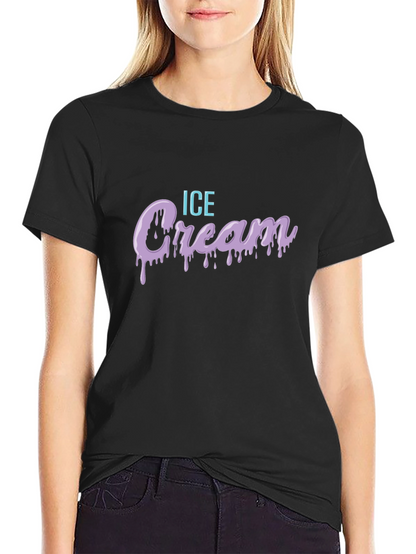 Ice Cream Drip Graphic Tee - Cool Casual Style