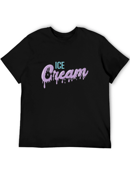 Ice Cream Drip Graphic Tee - Cool Casual Style