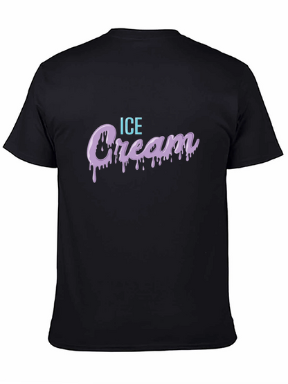 Ice Cream Drip Graphic Tee - Cool Casual Style