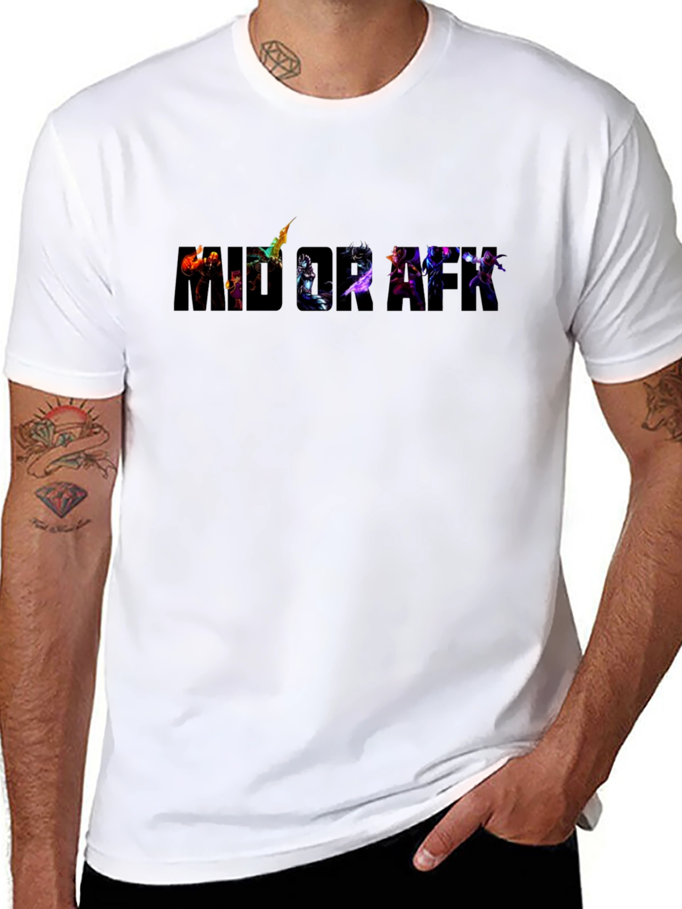 Warcraft T-Shirt - Black Mens Fit