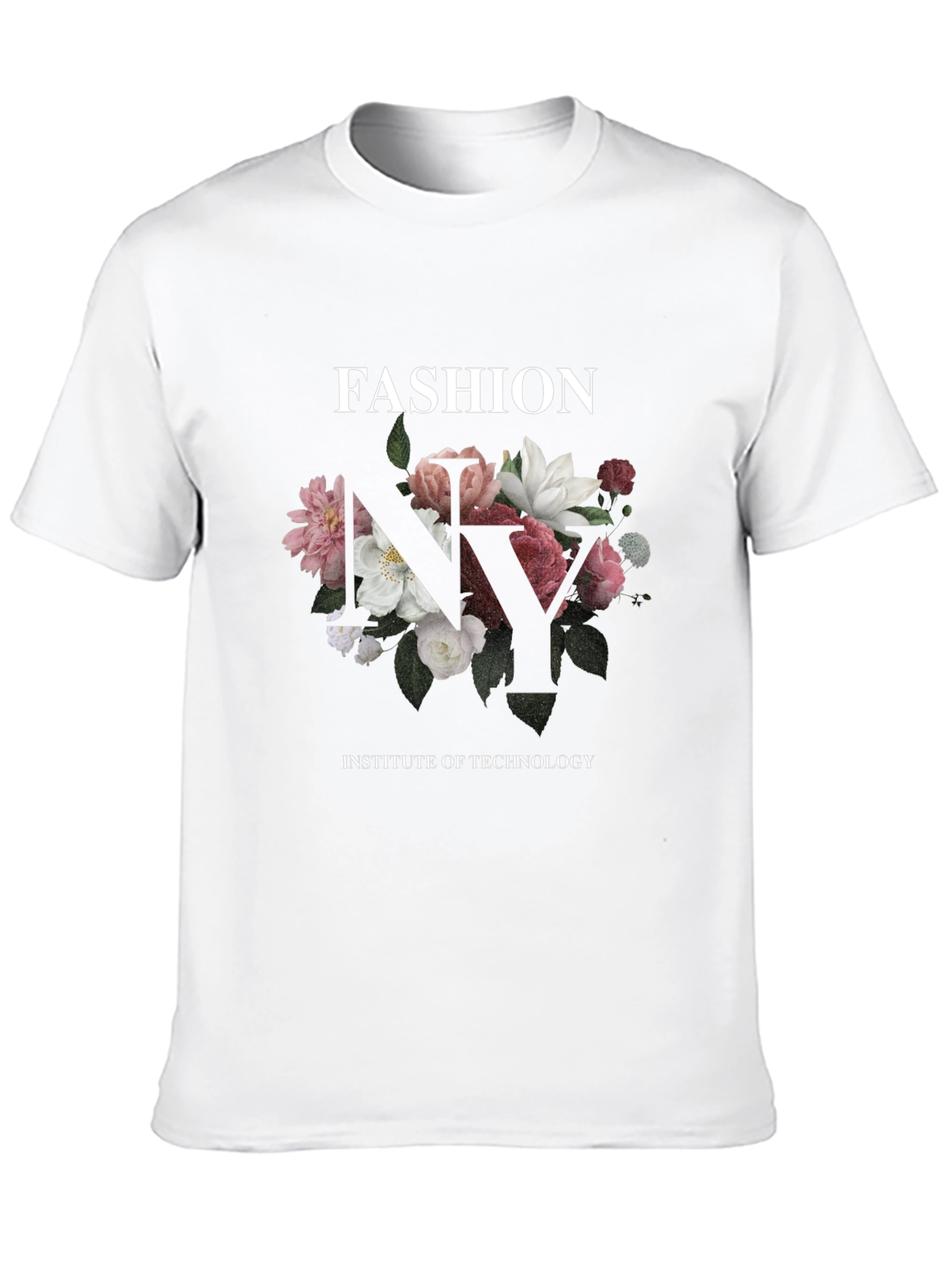 Floral NY Fashion Institute of Technology T-Shirt