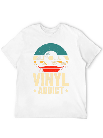 Vinyl Addict T-Shirt: Retro Music Lover Tee