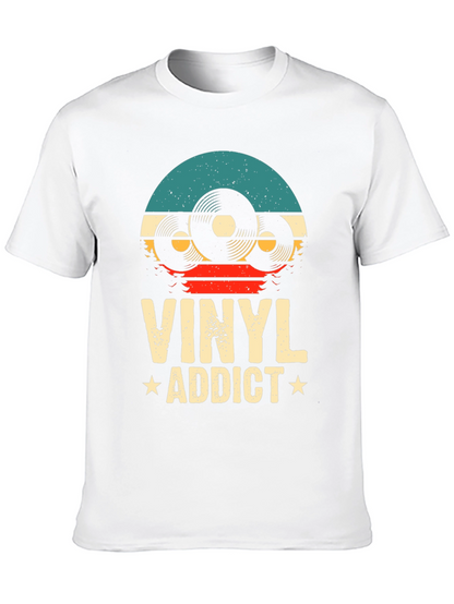 Vinyl Addict T-Shirt: Retro Music Lover Tee