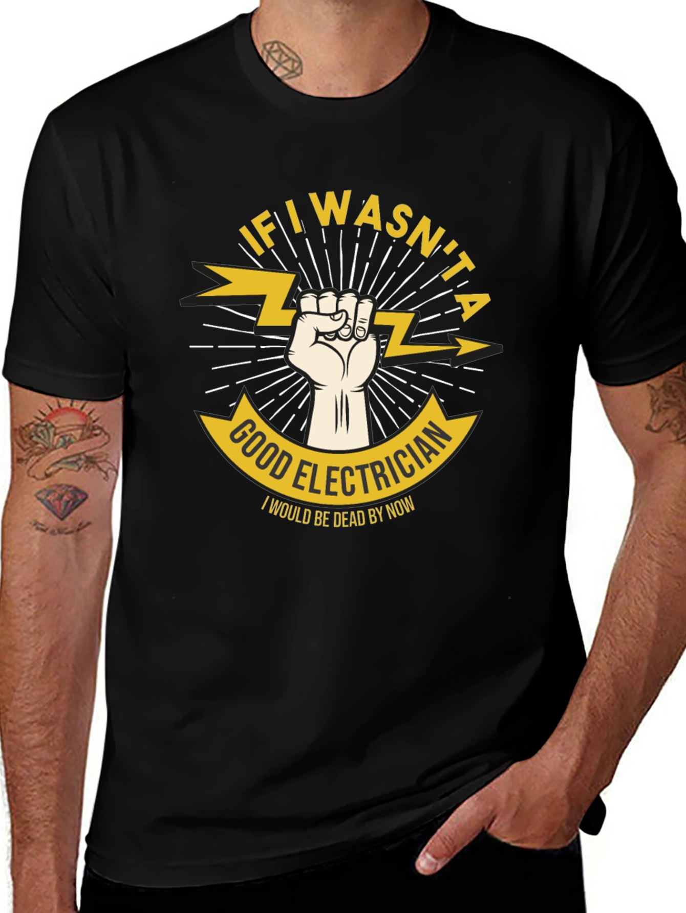 Good Electrician Graphic T-Shirt - Humor Tee