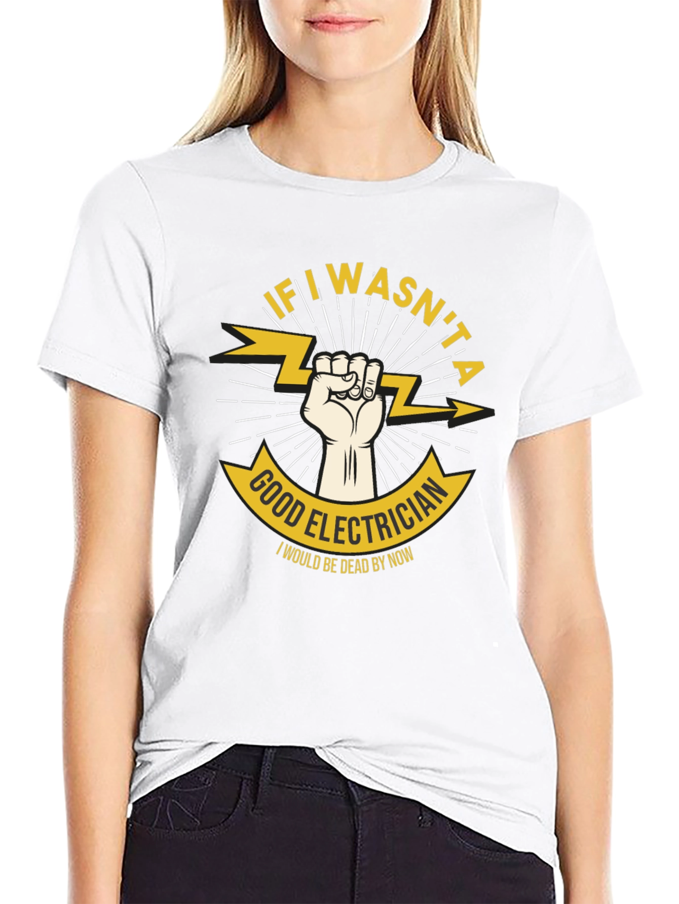 Good Electrician Graphic T-Shirt - Humor Tee