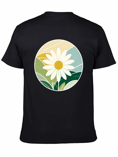 Daisy Mountainscape Graphic Tee - Black