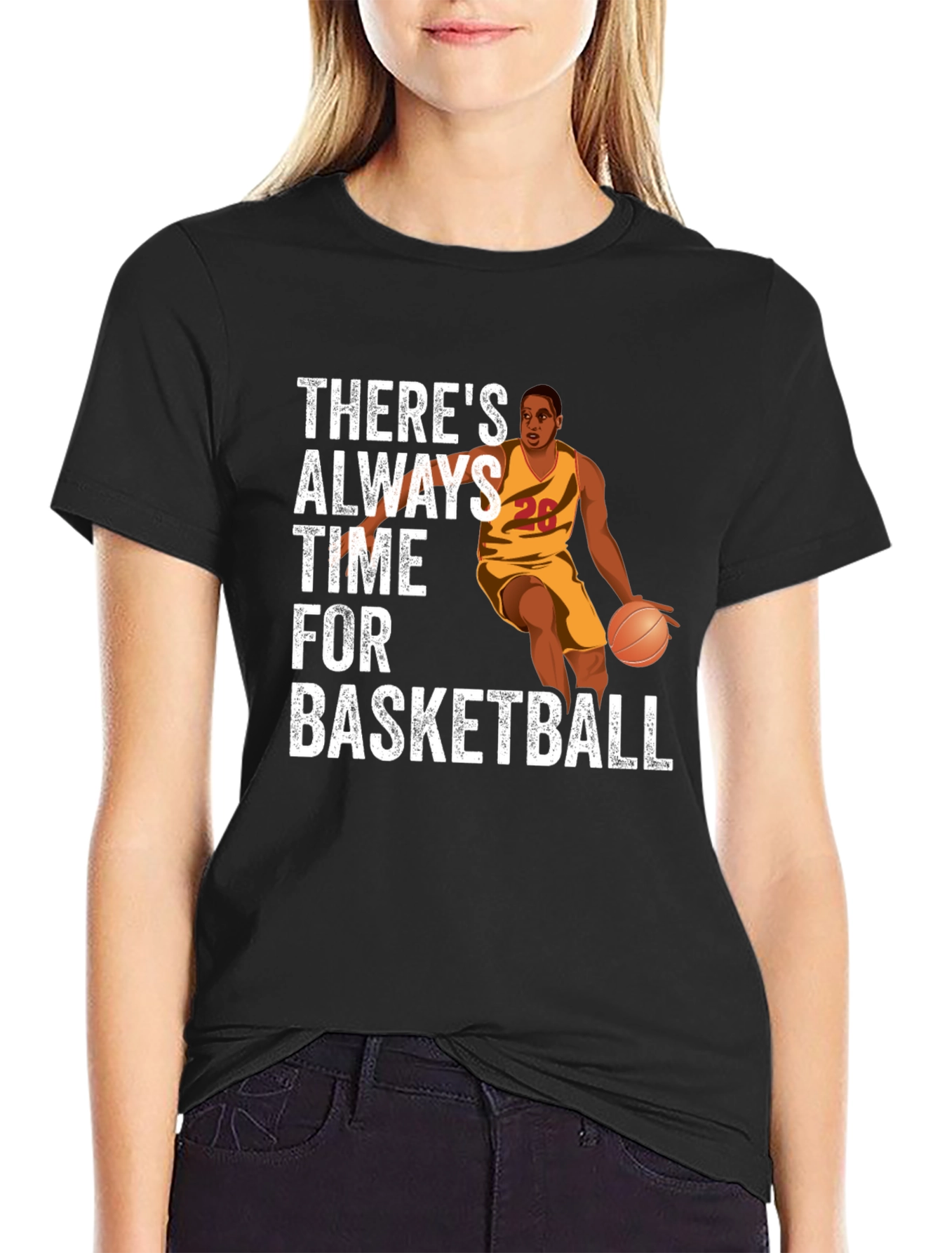 Basketball Player Graphic T-Shirt