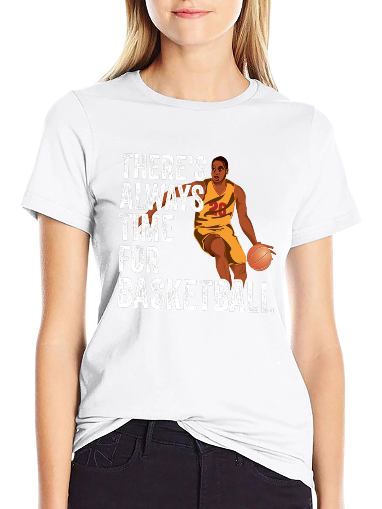 Basketball Player Graphic T-Shirt