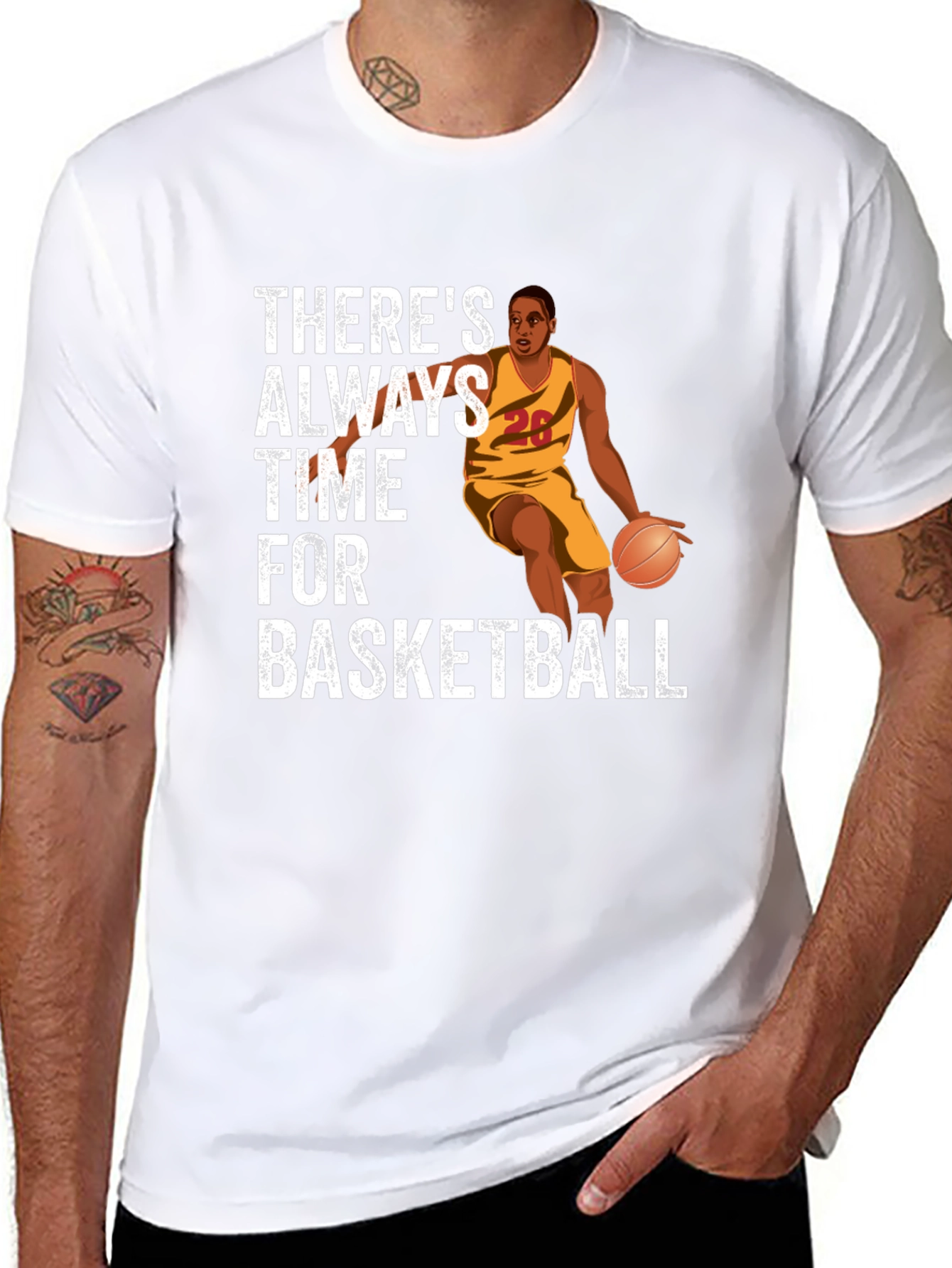 Basketball Player Graphic T-Shirt
