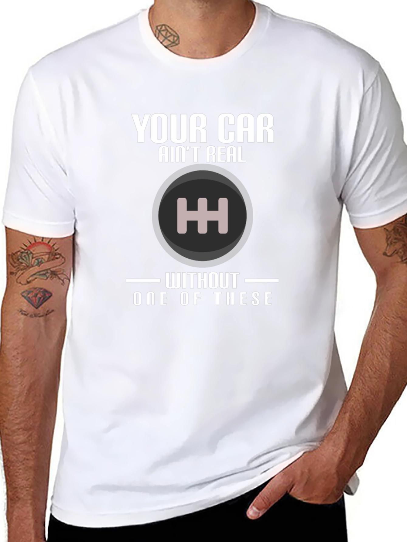 Manual Transmission T-Shirt: Your Car Aint Real!