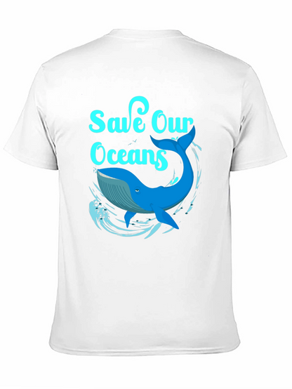 Save Our Oceans Whale Graphic T-Shirt