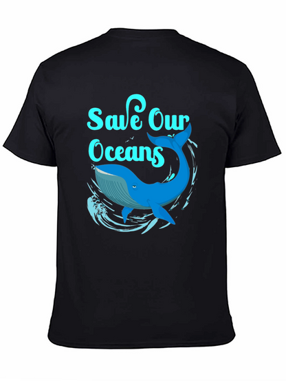 Save Our Oceans Whale Graphic T-Shirt