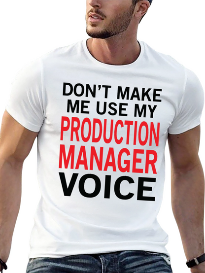 Production Manager Voice Graphic Tee