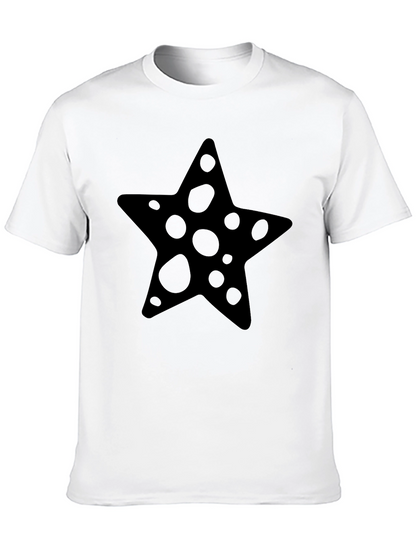 Starfish Graphic Black T-Shirt
