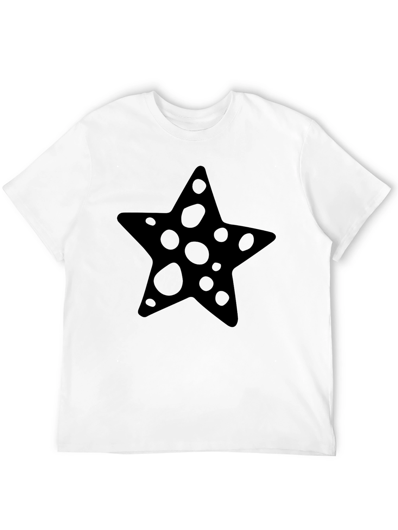 Starfish Graphic Black T-Shirt