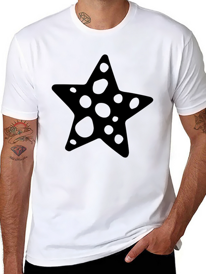 Starfish Graphic Black T-Shirt