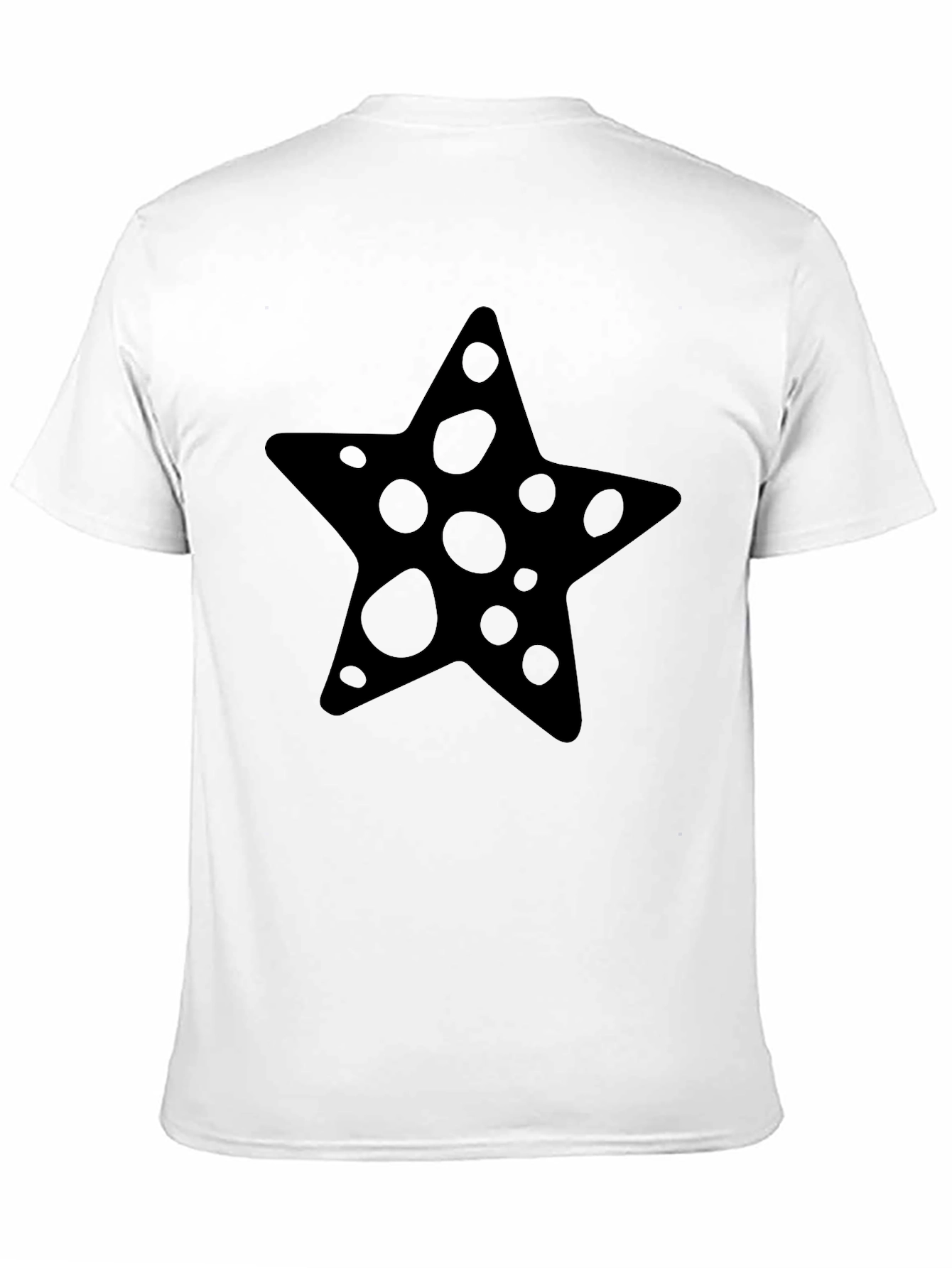 Starfish Graphic Black T-Shirt