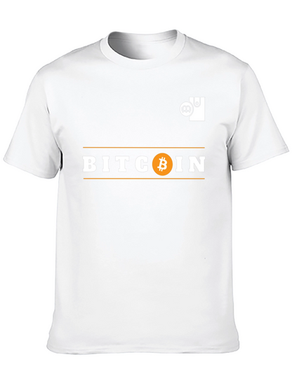 Bitcoin Graphic Tee - Crypto Wallet Design