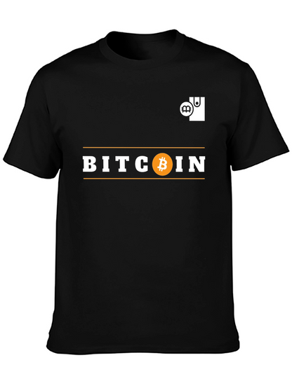 Bitcoin Graphic Tee - Crypto Wallet Design