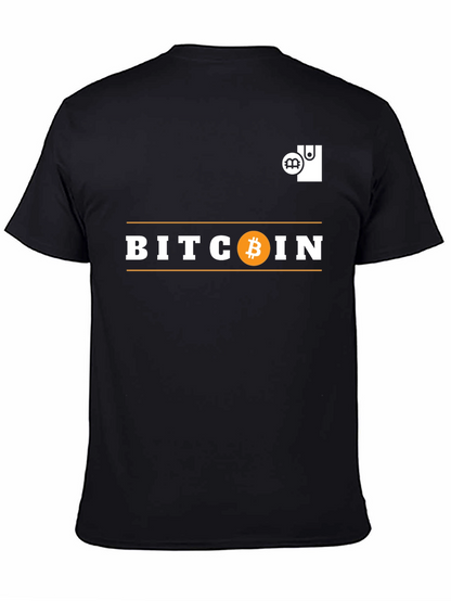 Bitcoin Graphic Tee - Crypto Wallet Design