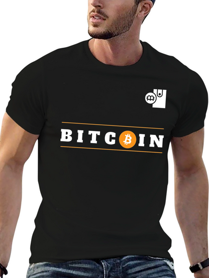 Bitcoin Graphic Tee - Crypto Wallet Design
