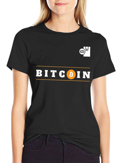 Bitcoin Graphic Tee - Crypto Wallet Design