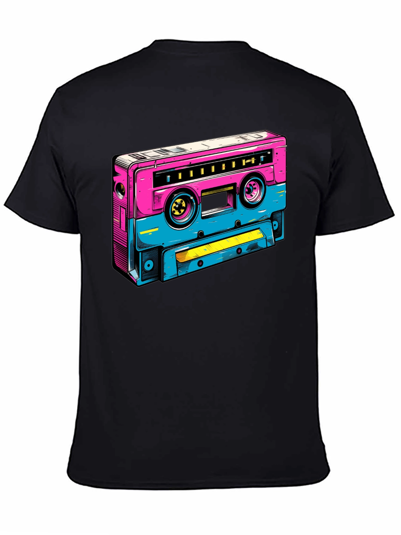 Retro Cassette Tape Graphic T-Shirt