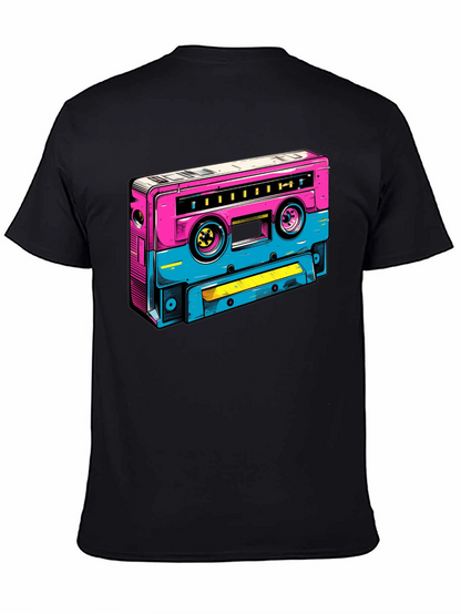 Retro Cassette Tape Graphic T-Shirt