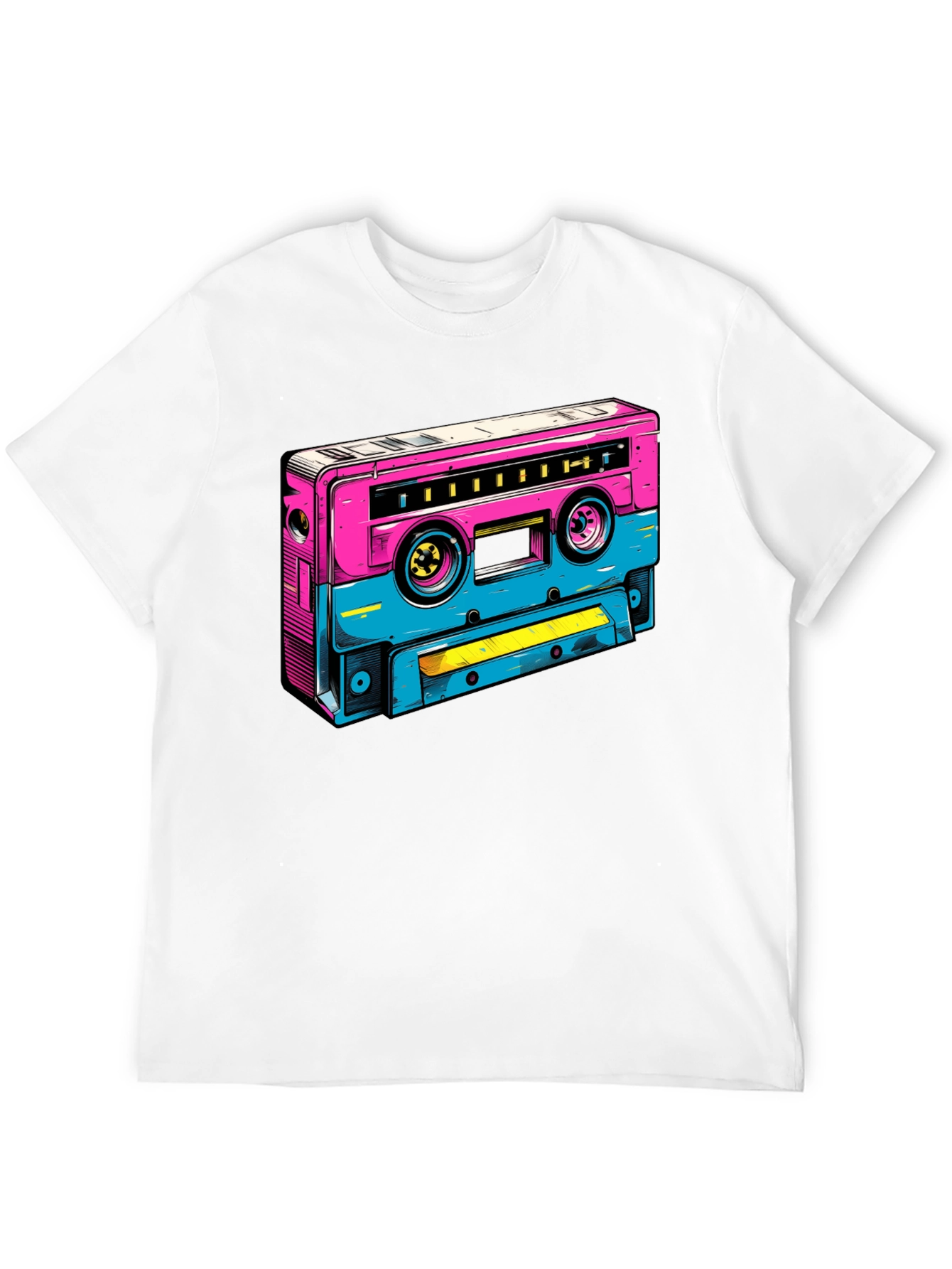 Retro Cassette Tape Graphic T-Shirt