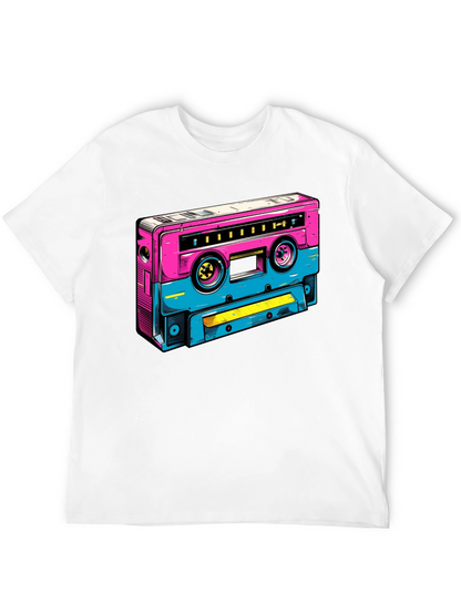 Retro Cassette Tape Graphic T-Shirt