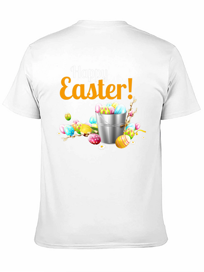 Happy Easter T-Shirt - Festive Egg Bucket Design