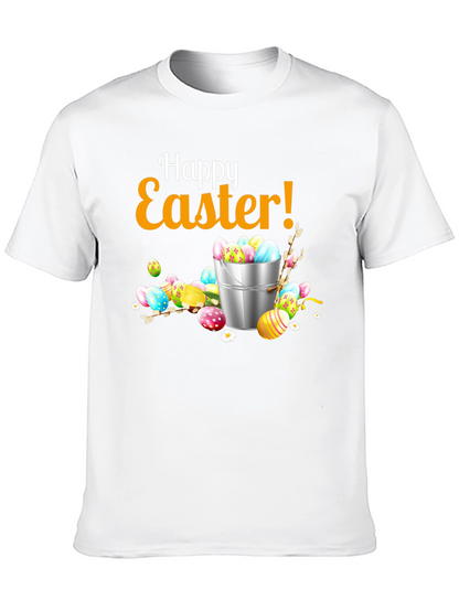Happy Easter T-Shirt - Festive Egg Bucket Design