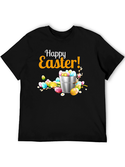 Happy Easter T-Shirt - Festive Egg Bucket Design
